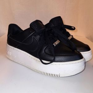 Nike Air Force 1 Sage Low Black Women's 6